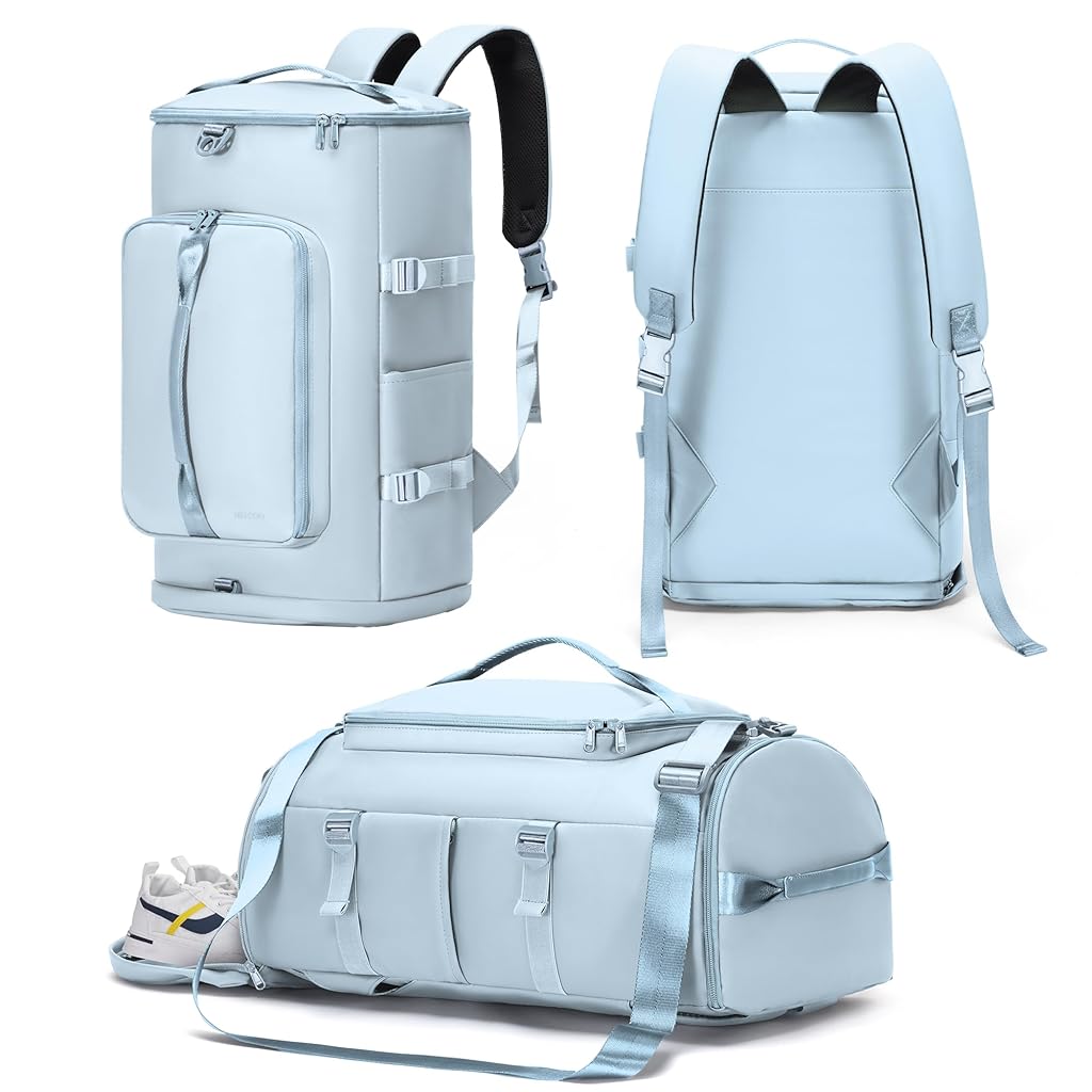 PALAY® Bolsa de gimnasio para mujer, mochila de entrenamiento para gimnasio con compartimento para zapatos, bolsa de lona deportiva, múltiples bolsillos, 30 l PALAY® Bolsa de gimnasio para mujer, mochila de entrenamiento para gimnasio con compartimento para zapatos, bolsa de lona deportiva, múltiples bolsillos, 30 l